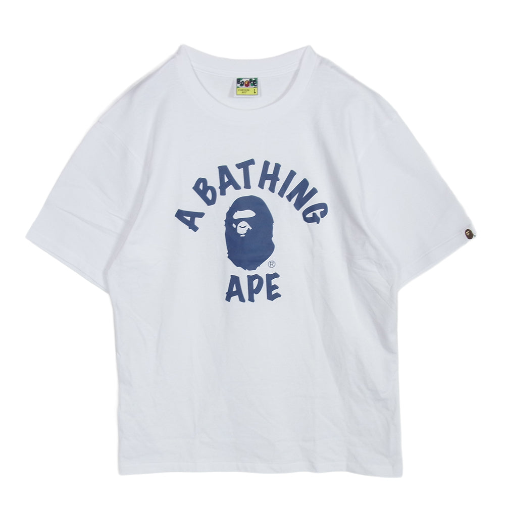 A BATHING APE アベイシングエイプ ロゴ プリント 半袖 Tシャツ