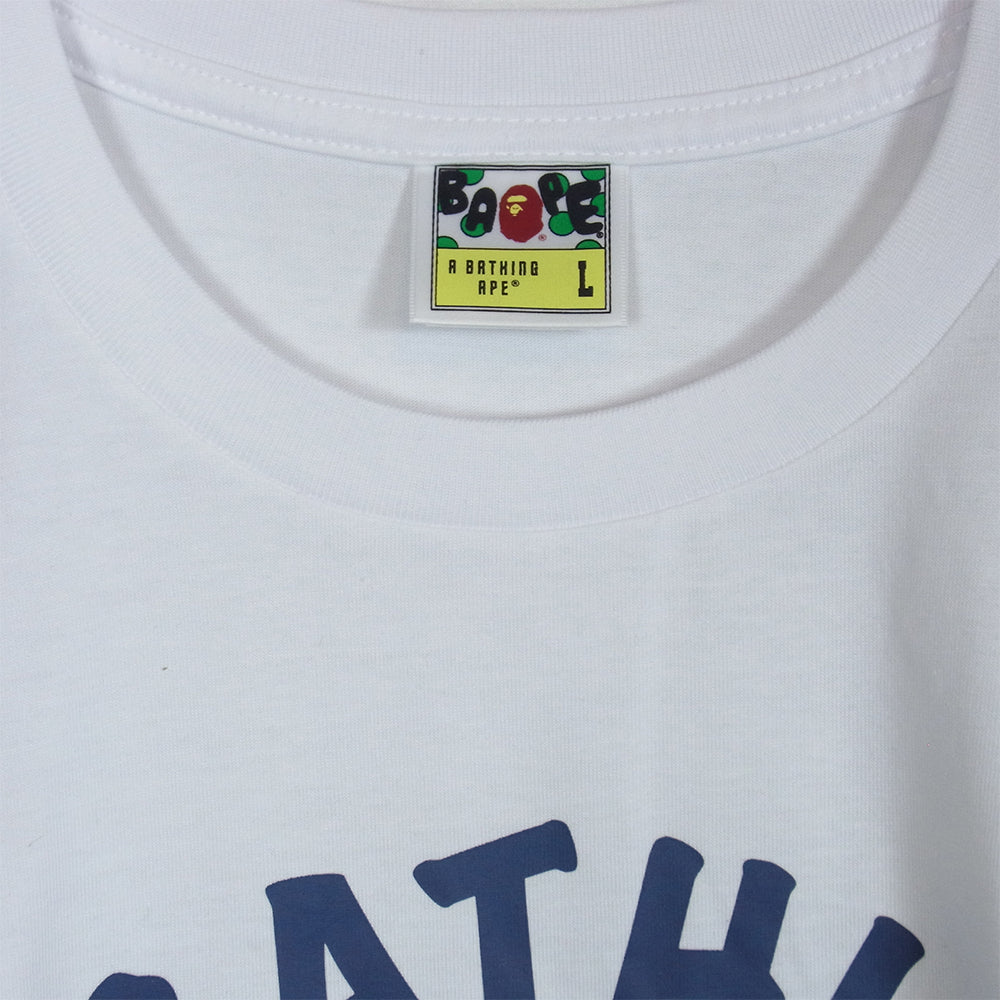 A BATHING APE アベイシングエイプ ロゴ プリント 半袖 Tシャツ