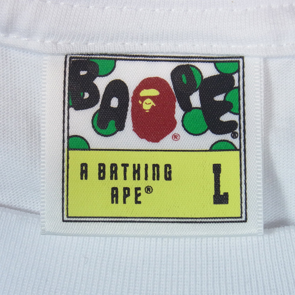 A BATHING APE アベイシングエイプ ロゴ プリント 半袖 Tシャツ