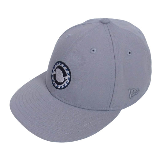 DESCENDANT ディセンダント 22SS 221NEDS-HT02 × NEW ERA ニューエラ VORTEX LP 59FIFTY CAP ヴォルテックス ワッペンデザイン キャップ 帽子 グレー系 59.6【中古】