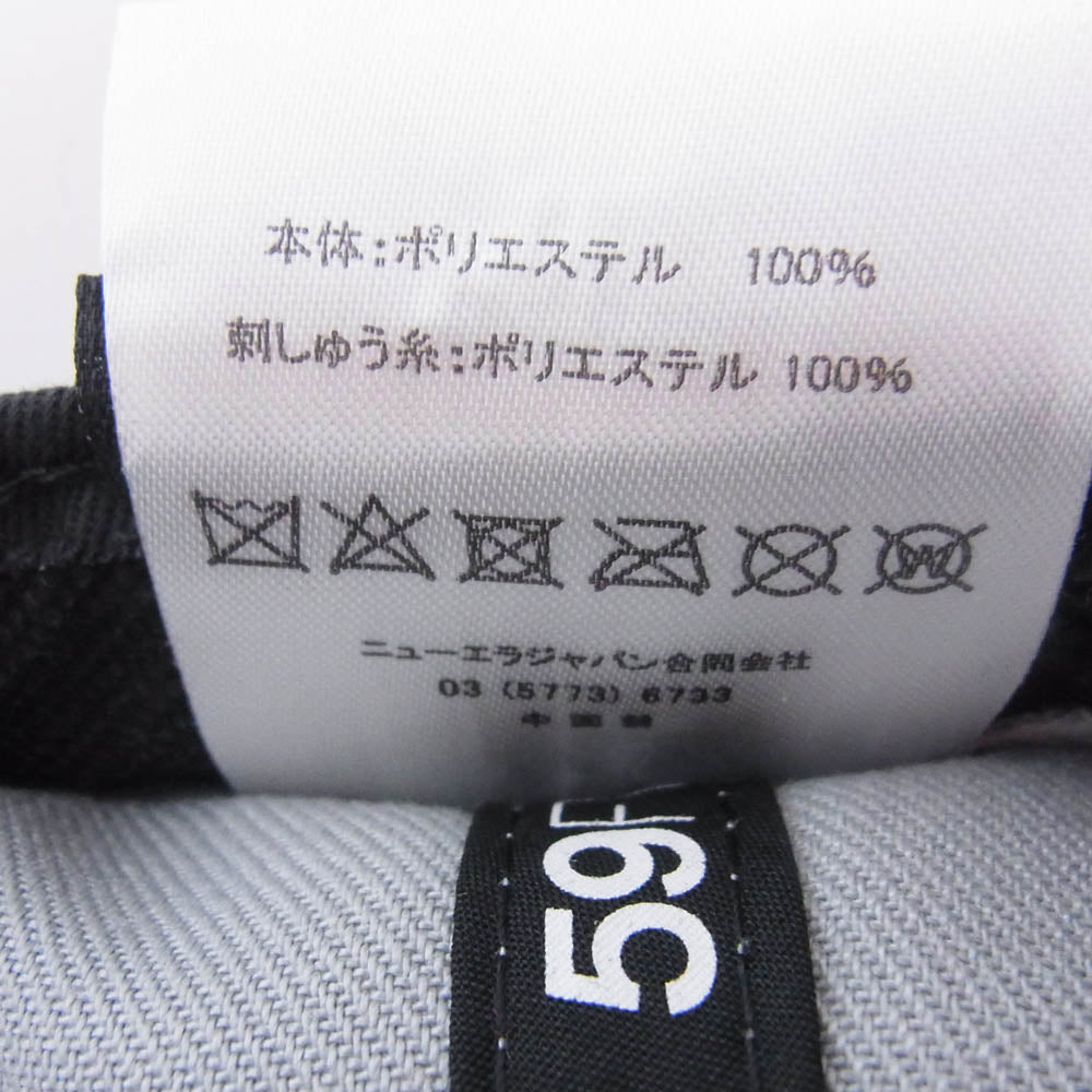 DESCENDANT ディセンダント 22SS 221NEDS-HT02 × NEW ERA ニューエラ VORTEX LP 59FIFTY CAP ヴォルテックス ワッペンデザイン キャップ 帽子 グレー系 59.6【中古】