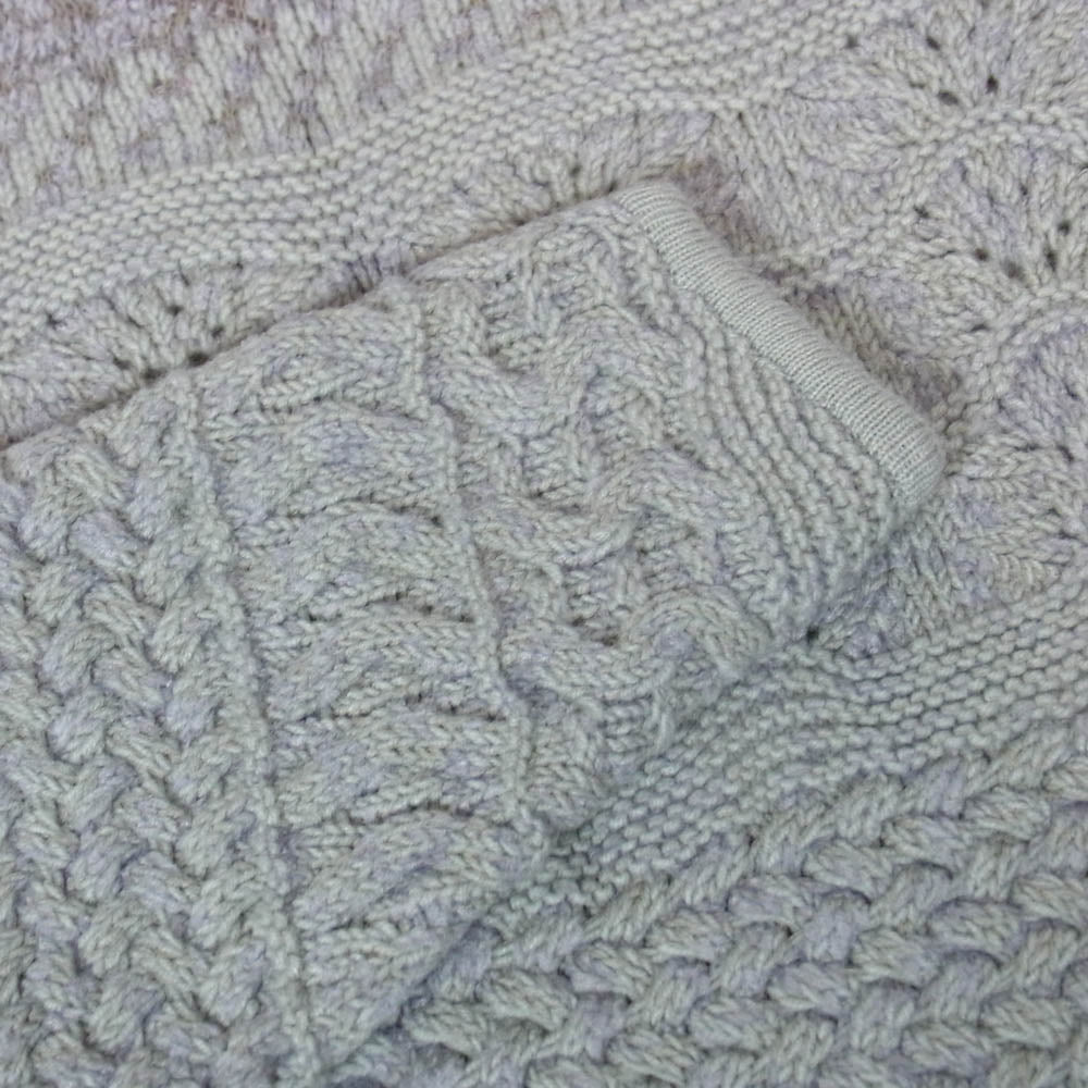 マメクロゴウチ 17AW MM17AW-KN073 Afterglow Knit アフター グロウ ニット セーター グレー系 1【中古】