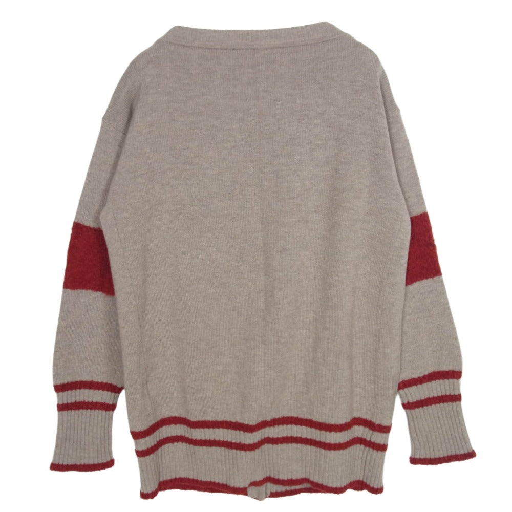Vivienne Westwood ヴィヴィアンウエストウッド 16-12-112022 RED LABEL レッドレーベル ラブ ニット カーディガン ベージュ系 M【中古】
