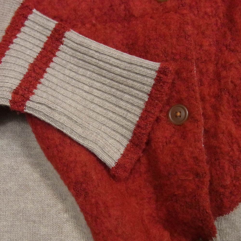 Vivienne Westwood ヴィヴィアンウエストウッド 16-12-112022 RED LABEL レッドレーベル ラブ ニット カーディガン ベージュ系 M【中古】
