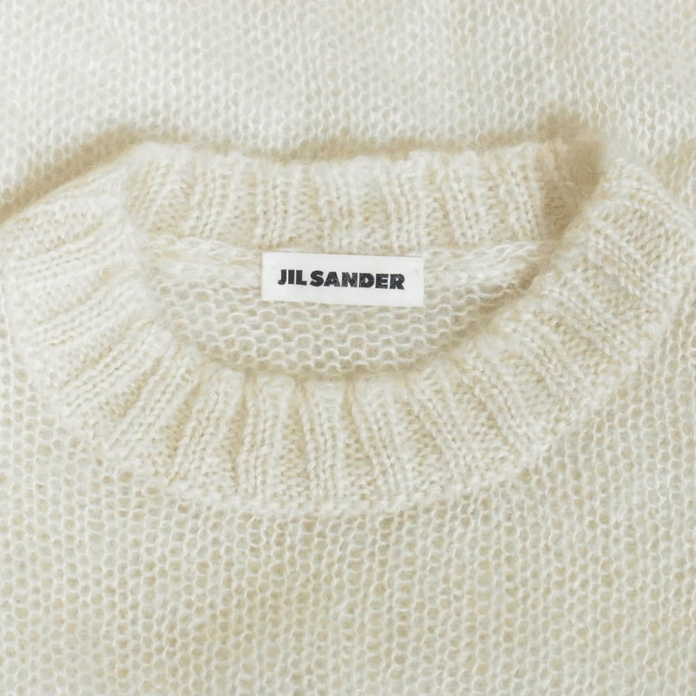 JIL SANDER ジルサンダー JSMU752013MUY1905821 イタリア製 モヘア シルク ニット オフホワイト系 46【中古】
