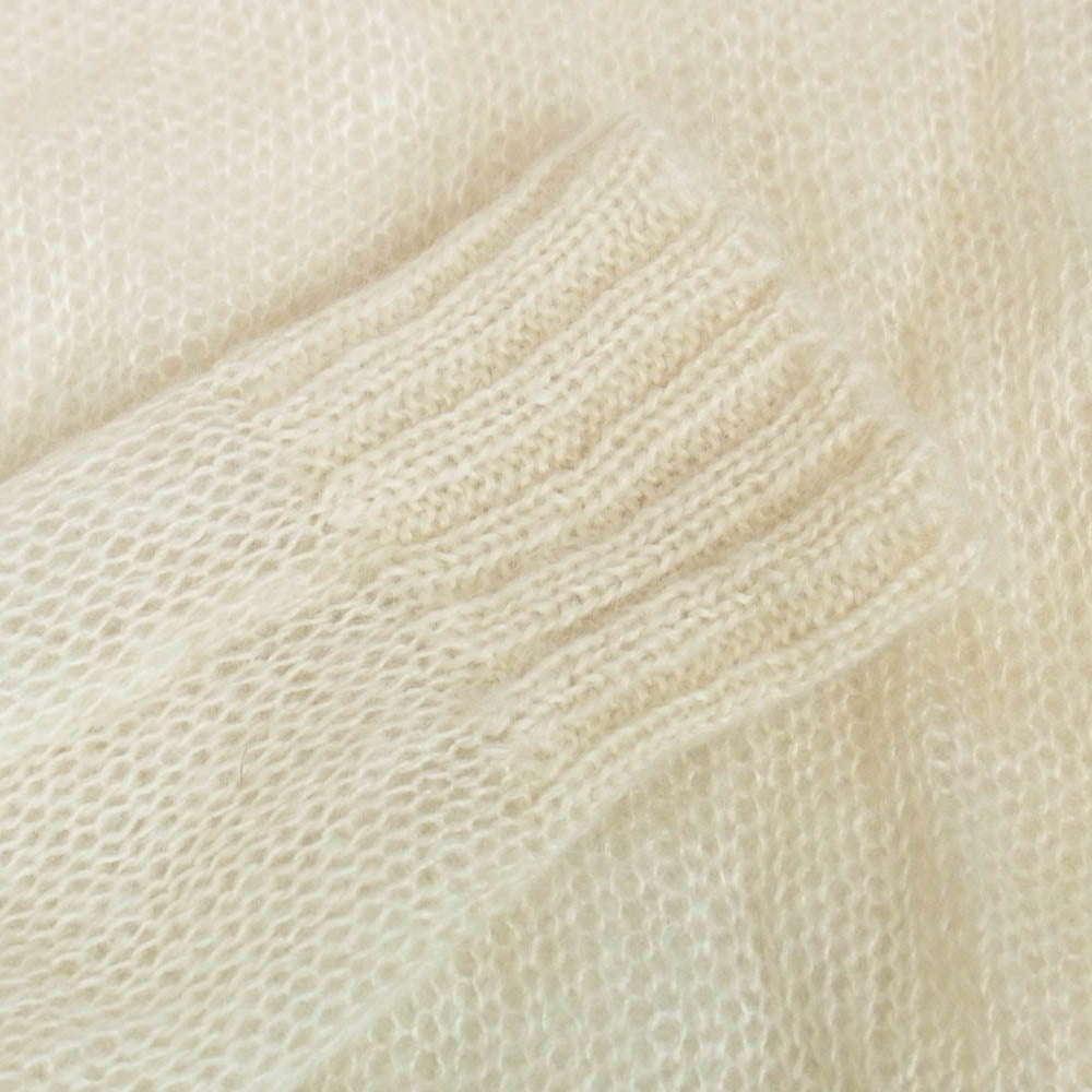 JIL SANDER ジルサンダー JSMU752013MUY1905821 イタリア製 モヘア シルク ニット オフホワイト系 46【中古】