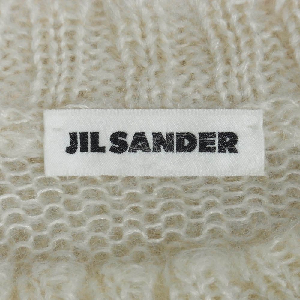JIL SANDER ジルサンダー JSMU752013MUY1905821 イタリア製 モヘア シルク ニット オフホワイト系 46【中古】