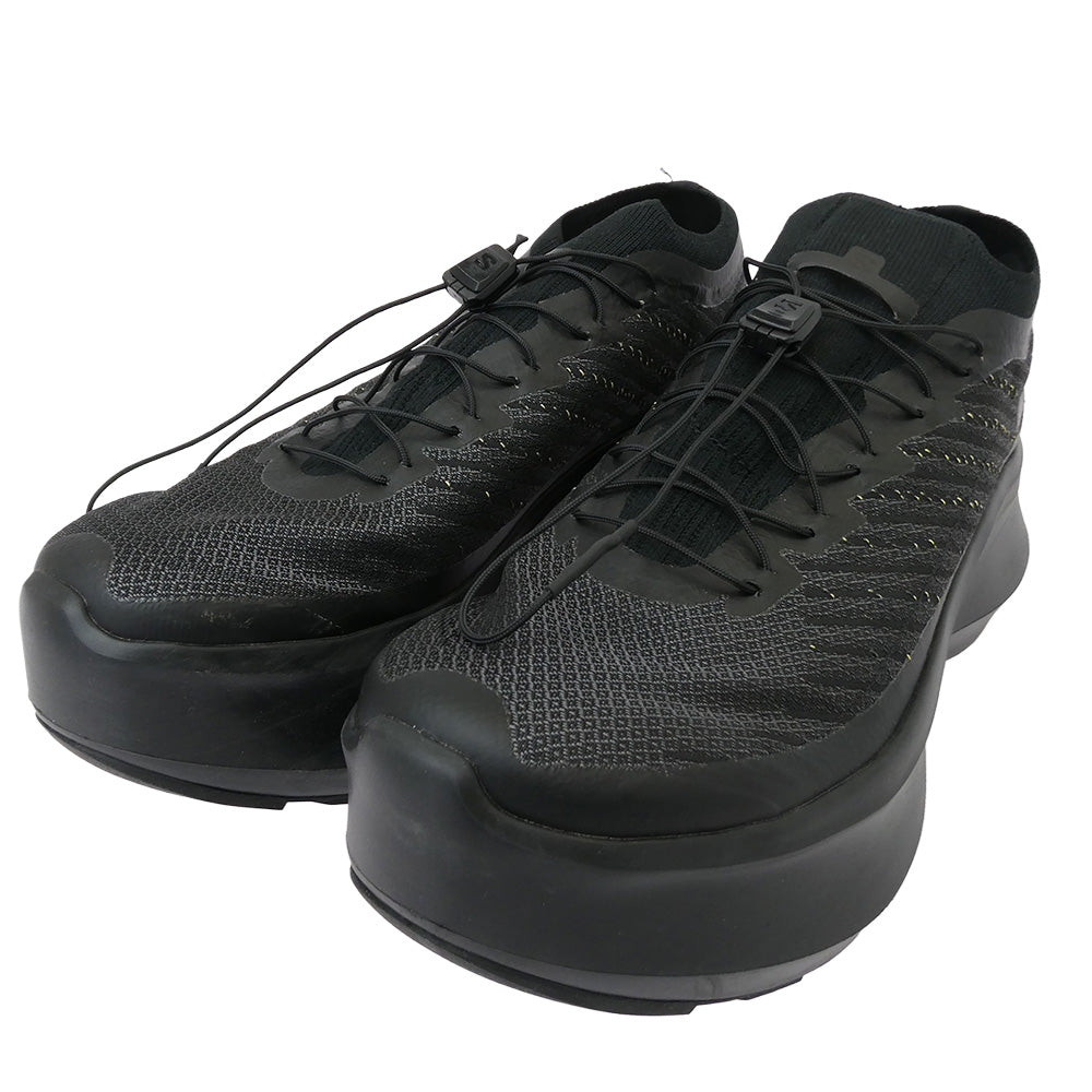 COMME des GARCONS コムデギャルソン 471952 SALOMON サロモン Pulsar Platform ファブリック スニーカー ブラック系 24.5cm【中古】