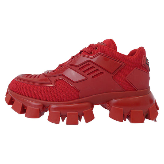 PRADA プラダ 819 CLOUDBUST THUNDER クラウドバスト サンダー スニーカー レッド系 38.5【中古】