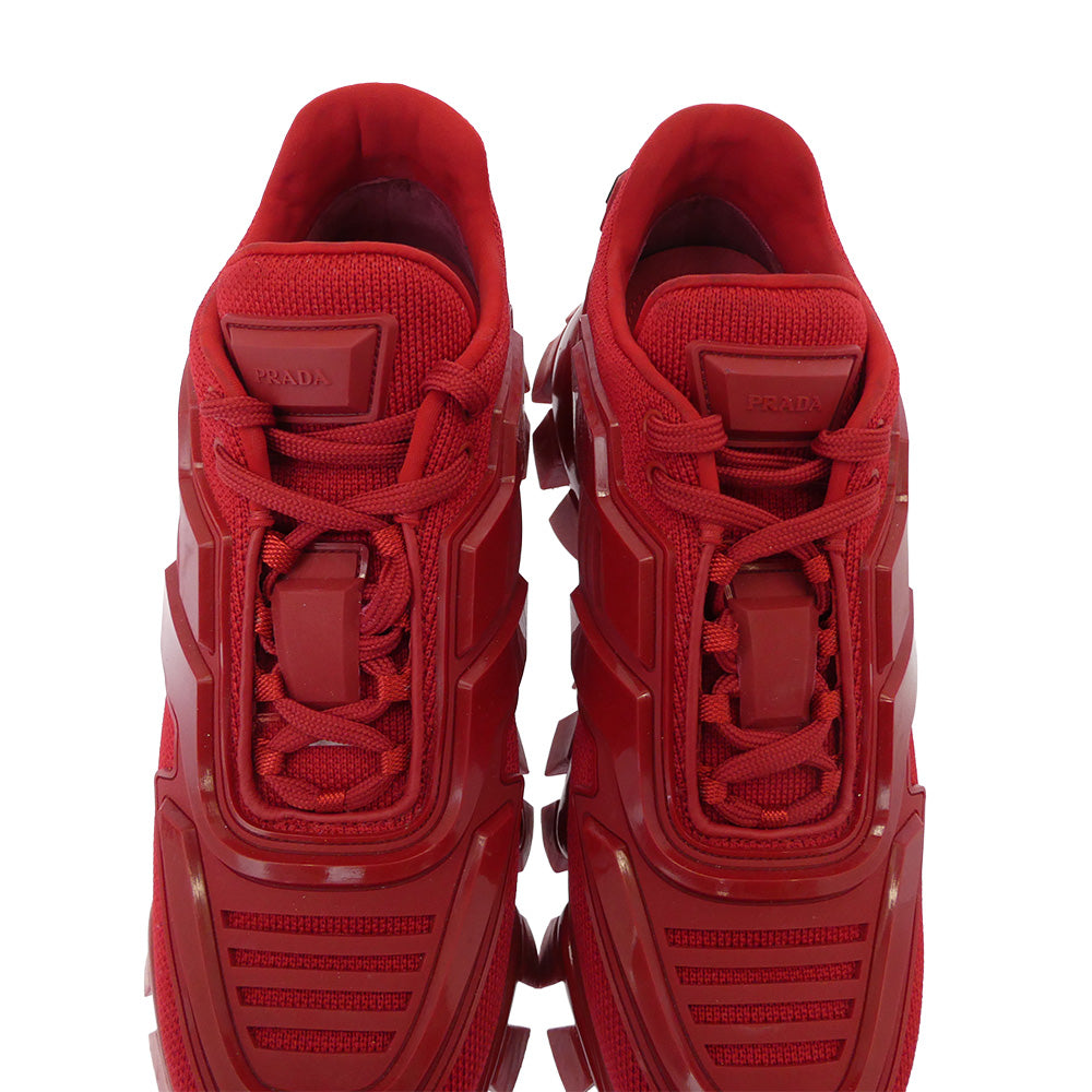 PRADA プラダ 819 CLOUDBUST THUNDER クラウドバスト サンダー スニーカー レッド系 38.5【中古】