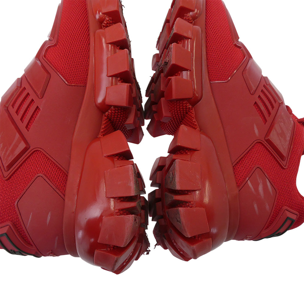 PRADA プラダ 819 CLOUDBUST THUNDER クラウドバスト サンダー スニーカー レッド系 38.5【中古】