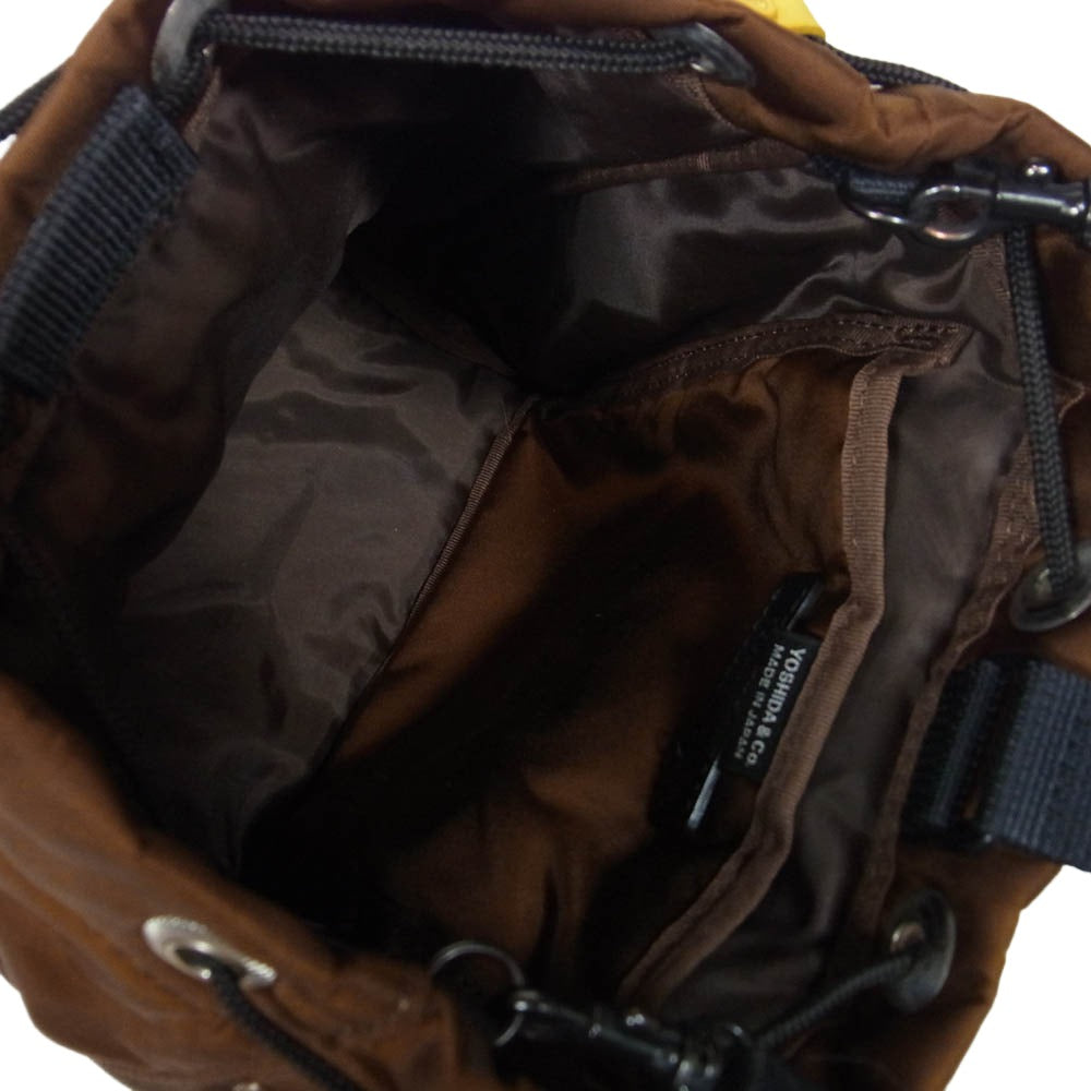 PORTER ポーター TOGA トーガ String Bag コンチョ ナイロン ストリング ショルダー バッグ ブラウン系【中古】