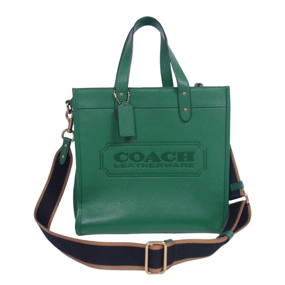 COACH コーチ A2139-C2781 フィールド ウィズ トートバッグ グリーン系【中古】