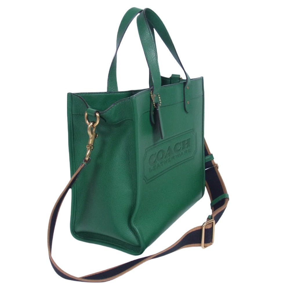 COACH コーチ A2139-C2781 フィールド ウィズ トートバッグ グリーン系【中古】