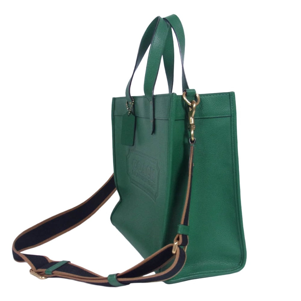 COACH コーチ A2139-C2781 フィールド ウィズ トートバッグ グリーン系【中古】
