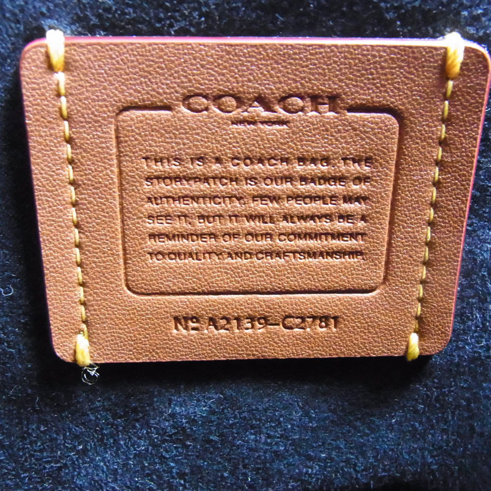 COACH コーチ A2139-C2781 フィールド ウィズ トートバッグ グリーン系【中古】