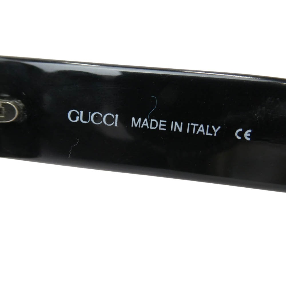 GUCCI グッチ GG 2401/N/S インターロッキングG オーバル サングラス ブラック系【中古】