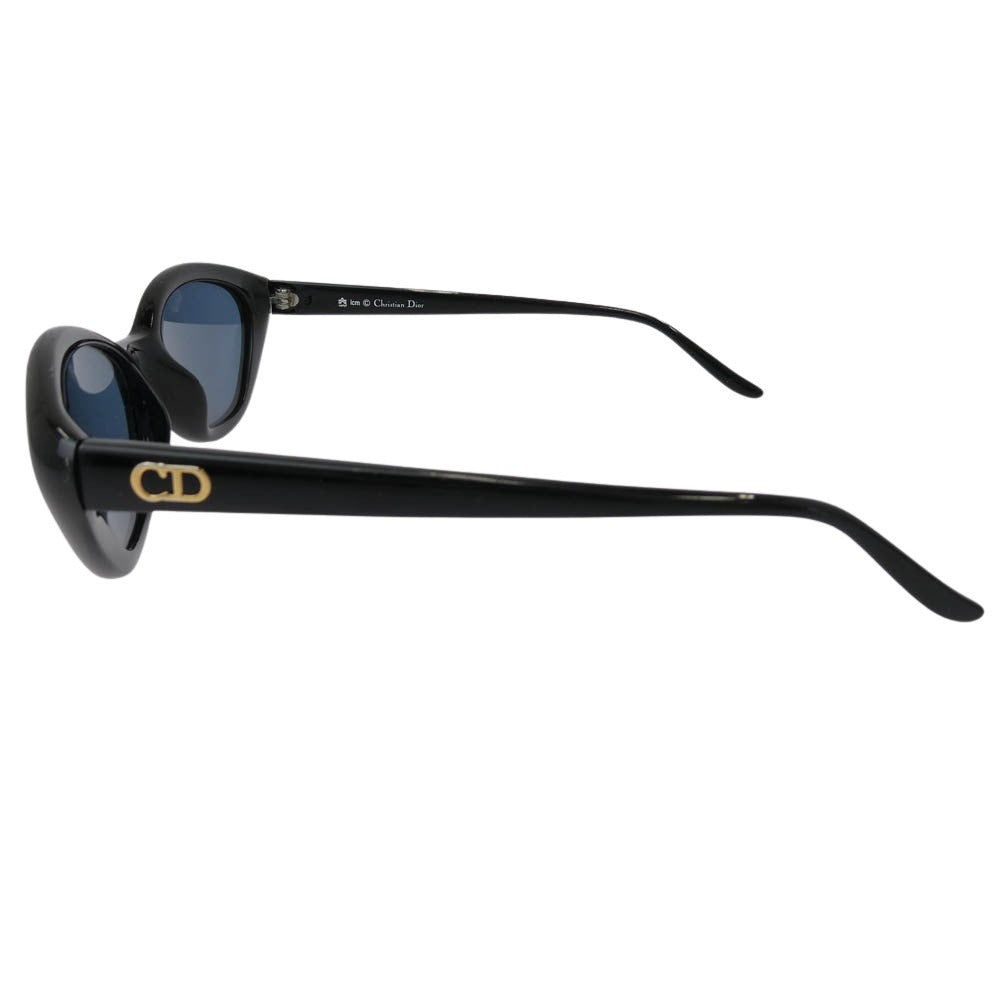 Christian Dior クリスチャンディオール 94F サイドロゴ デザイン カラーレンズ サングラス ブラック系【中古】