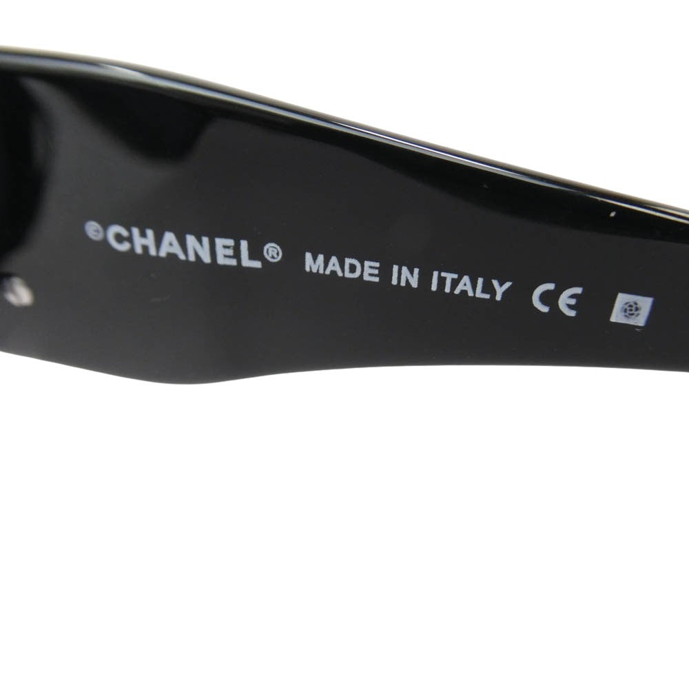 CHANEL シャネル 5113 カメリア ココマーク デザイン サングラス ベージュ系【中古】