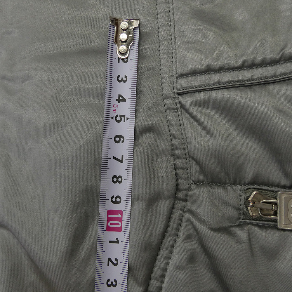 CHANEL シャネル P24104V15266 SPORTS スポーツライン ココマーク 中綿 ジップアップ コート シルバー系 40【中古】