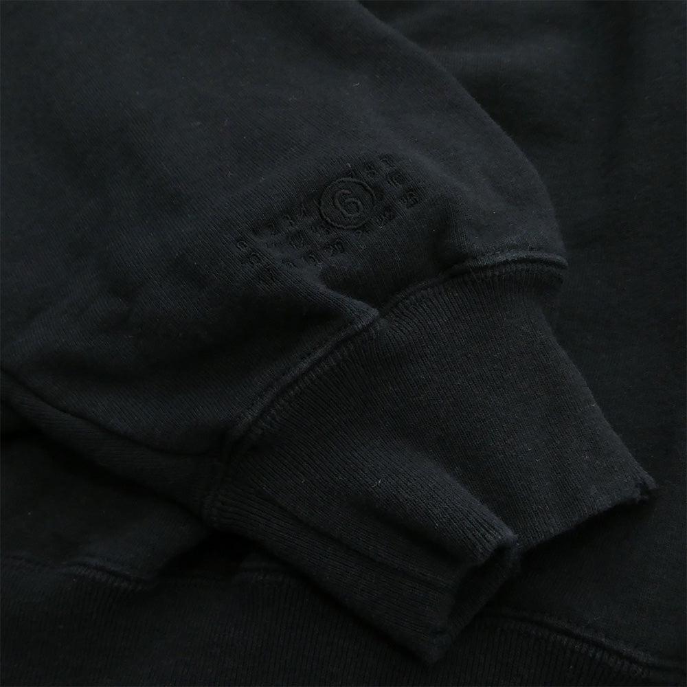 Supreme シュプリーム 24SS x MM6 Zip Up Hooded Sweatshirt エムエムシックス ジップアップ フーデッド スウェットシャツ フーディー パーカー ブラック系 M【中古】