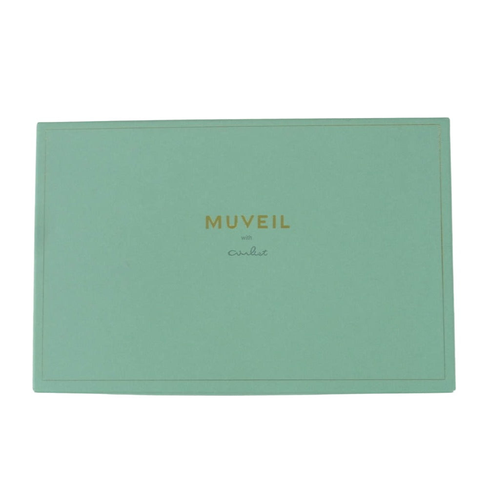 MUVEIL ミュベール MA203EOS004 airlist STAR WARS スターウォーズ ロゴレザー 手帳型 スマホケース ネイビー系 グリーン系 F【極上美品】【中古】