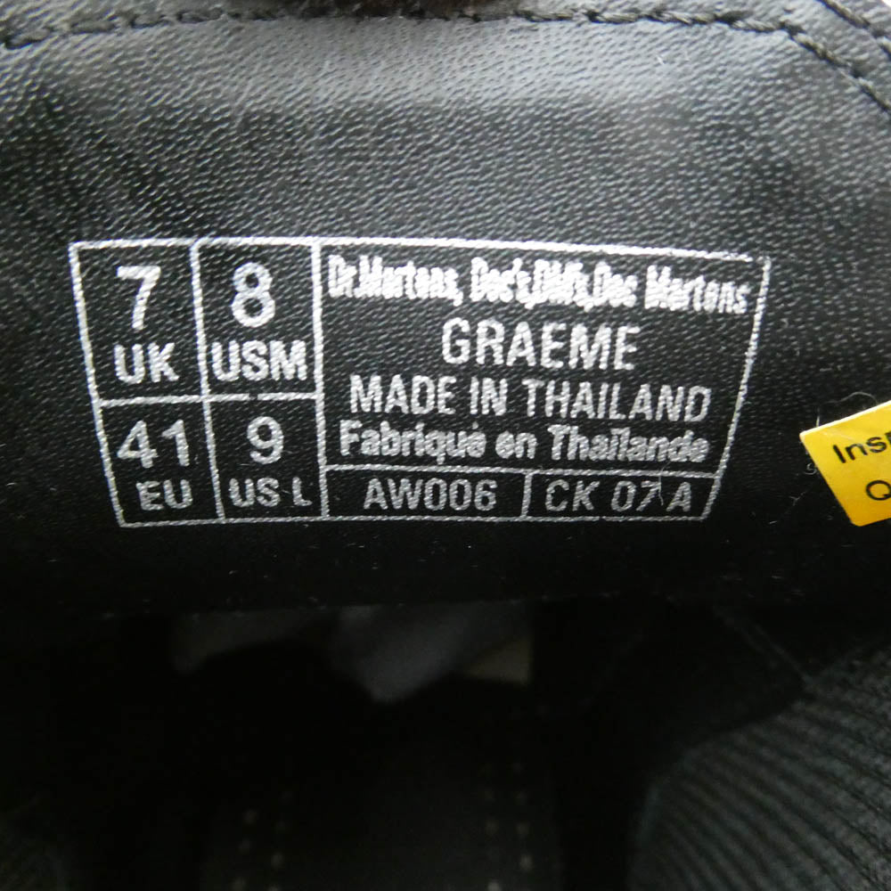 Dr.Martens ドクターマーチン 41103001 Graeme Chelsea Boots グレエム チェルシー サイドゴア ブーツ ブラック系 7【新古品】【未使用】【中古】