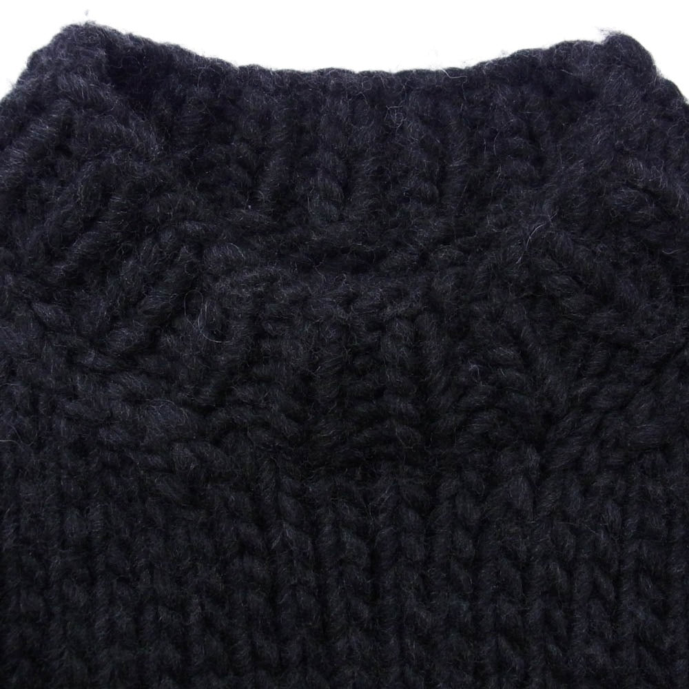 トゥーグッド THE MOUNTAINEER JUMPER HAND KINT WOOL ボトルネック ノースリーブ ニット ベスト チャコール系 ONE SIZE【中古】