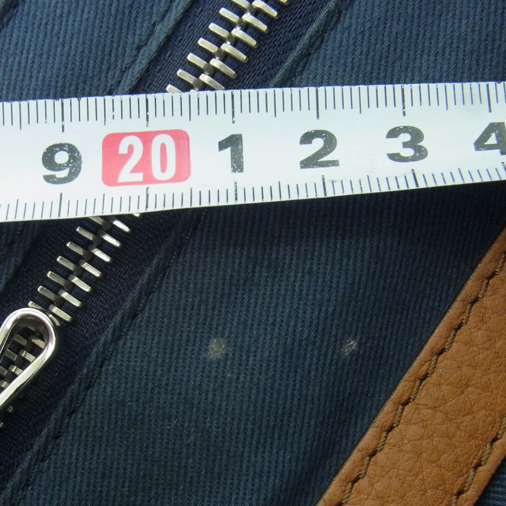 FARO ファーロ FRATELLI MOUSSE SEASON COLOR キャメル レザー トート バッグ イタリア製 ブラウン系【中古】