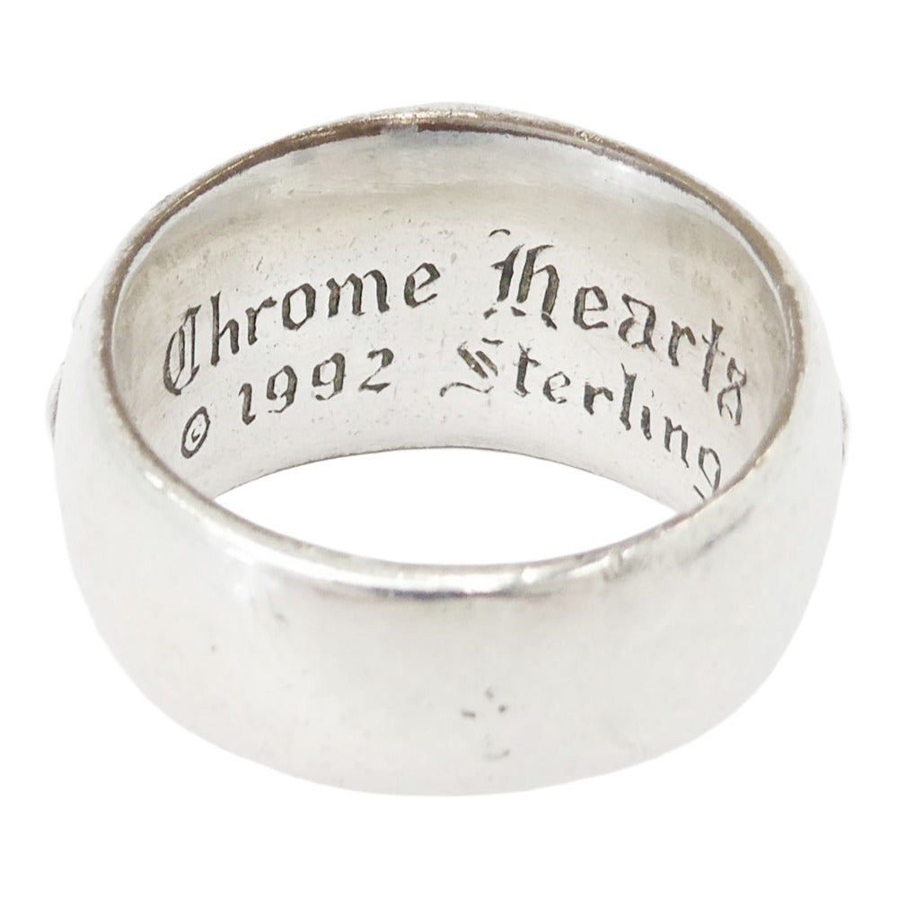 CHROME HEARTS クロムハーツ（原本無） FLRL CRS フローラルクロス リング シルバー系 19号【中古】