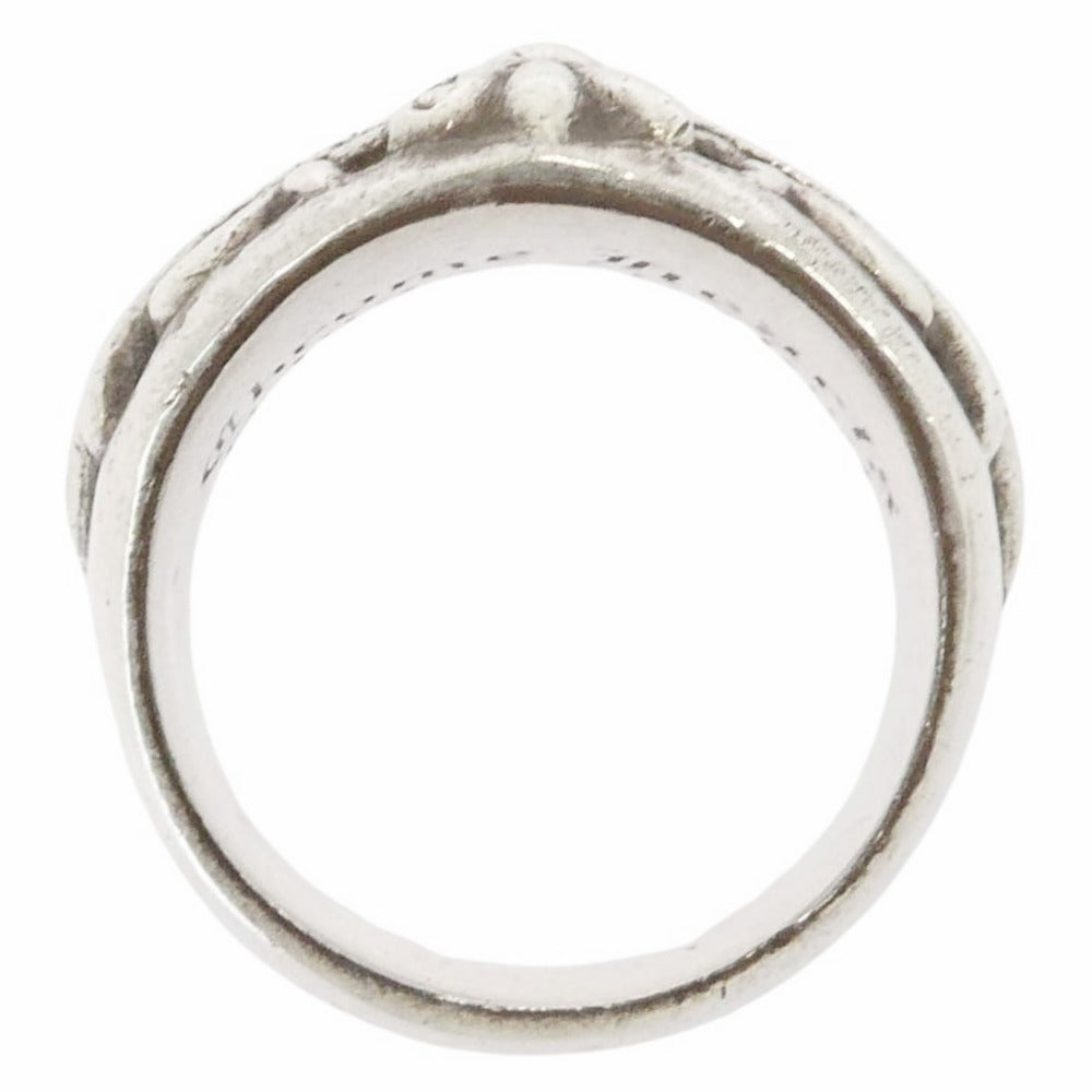 CHROME HEARTS クロムハーツ（原本無） FLRL CRS フローラルクロス リング シルバー系 19号【中古】