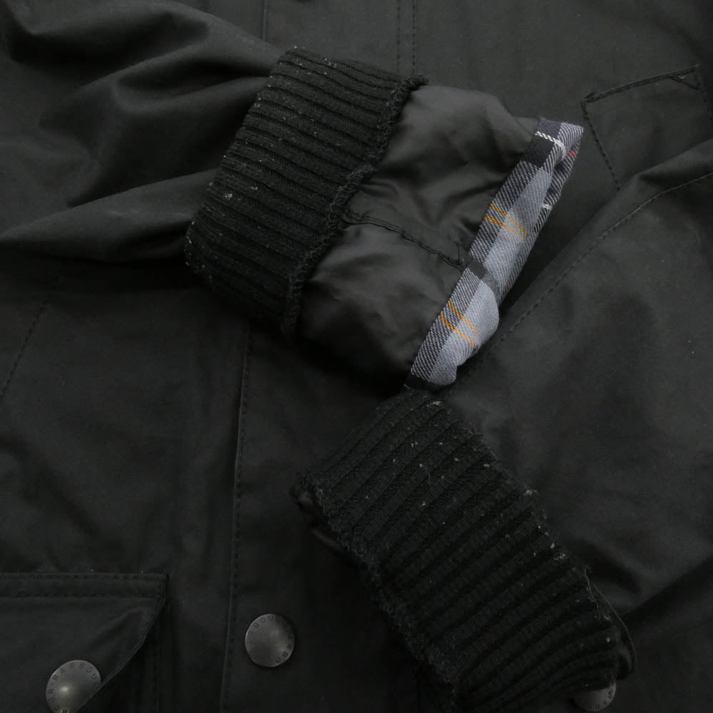 Barbour バブアー 1302107 英国製 SL BEDALE 3ワラント ビデイル オイルド ジャケット チャコール系 38【中古】
