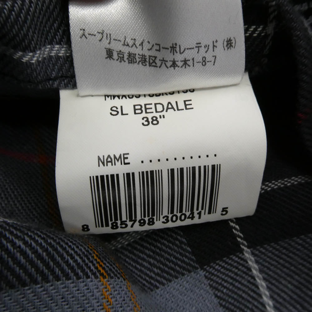 Barbour バブアー 1302107 英国製 SL BEDALE 3ワラント ビデイル オイルド ジャケット チャコール系 38【中古】