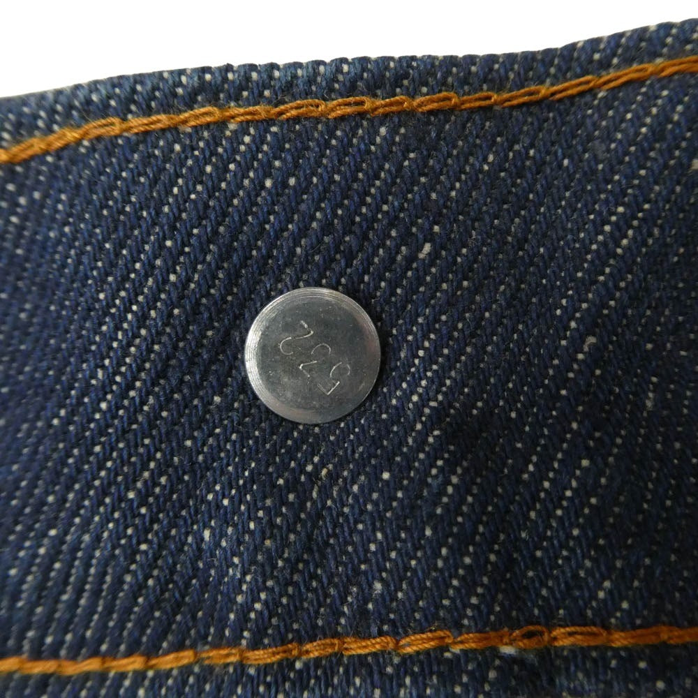 Levi's リーバイス 505-0217 505 80s～90s ボタン裏532刻印 リジッド デニムパンツ ジーンズ インディゴブルー系 W48 L32【中古】