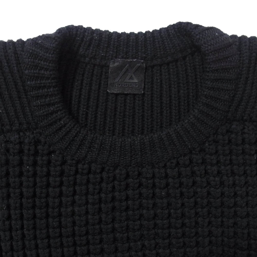 ノルトエント メリノウール ニット セーター ブラック系 S【中古】