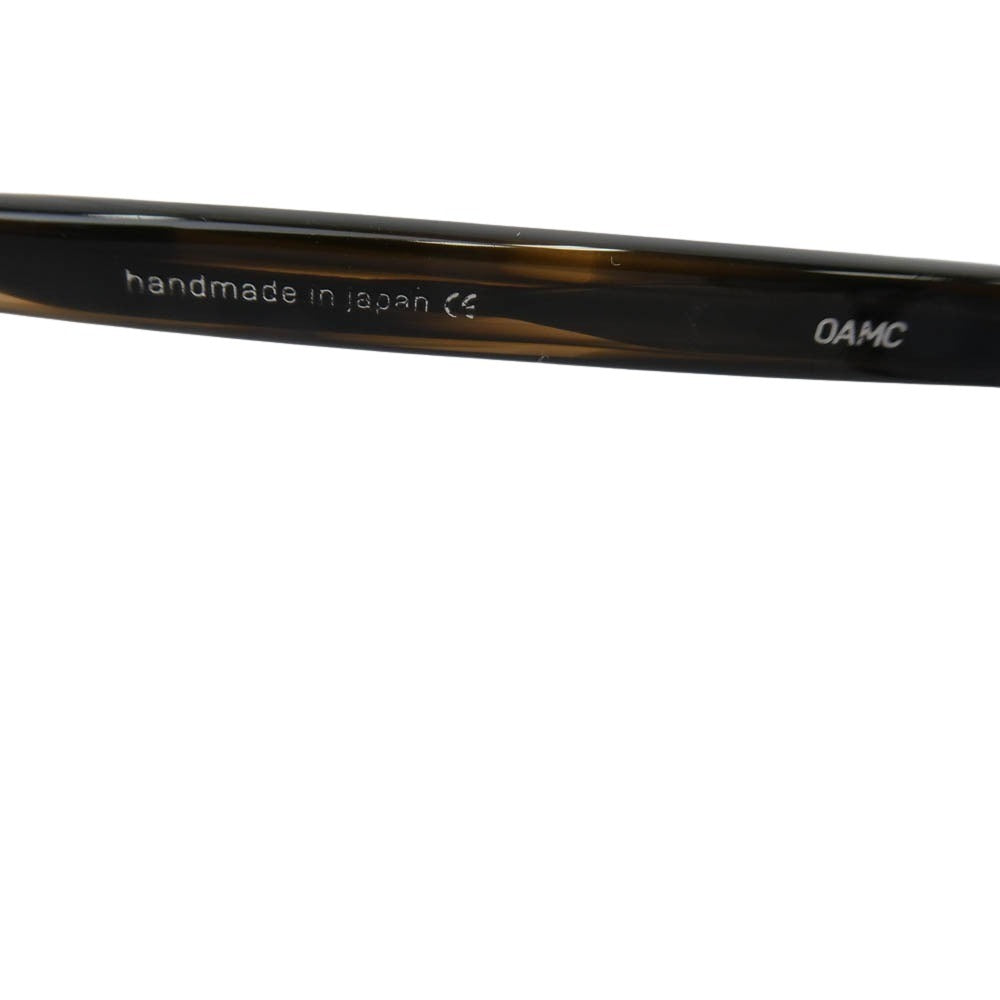 OAMC オーエーエムシー aero サングラス アイウェア 眼鏡 フレーム：ダークブラウン系 47.6□20.6【中古】