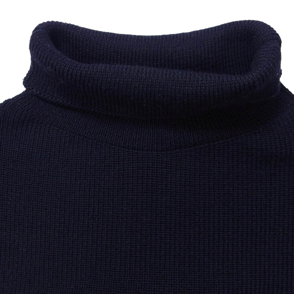 ANDERSEN-ANDERSEN アンデルセンアンデルセン ウール ハイネック ニット セーター ダークネイビー系 XS【中古】