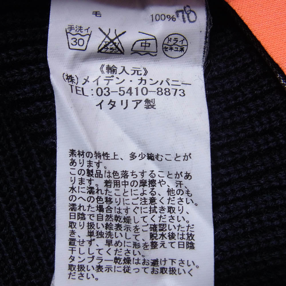 ANDERSEN-ANDERSEN アンデルセンアンデルセン ウール ハイネック ニット セーター ダークネイビー系 XS【中古】