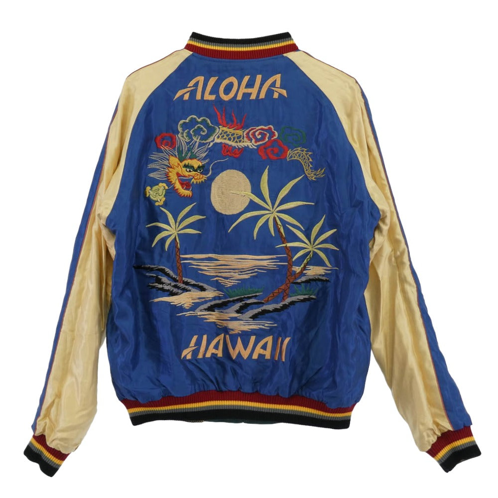TAILOR TOYO テイラー東洋 TT15466MG-145 MAUNA別注 Late 1950s Style Acetate Souvenir Jacket YOKOHAMA HAWAII スーベニア ジャケット リバーシブル スカジャン ブルゾン マルチカラー系 M【中古】