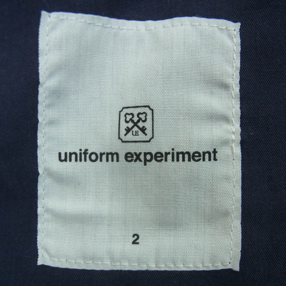 uniform experiment ユニフォームエクスペリメント 16SS UE-160075 バックロゴ テーパード パンツ ダークネイビー系 2【中古】