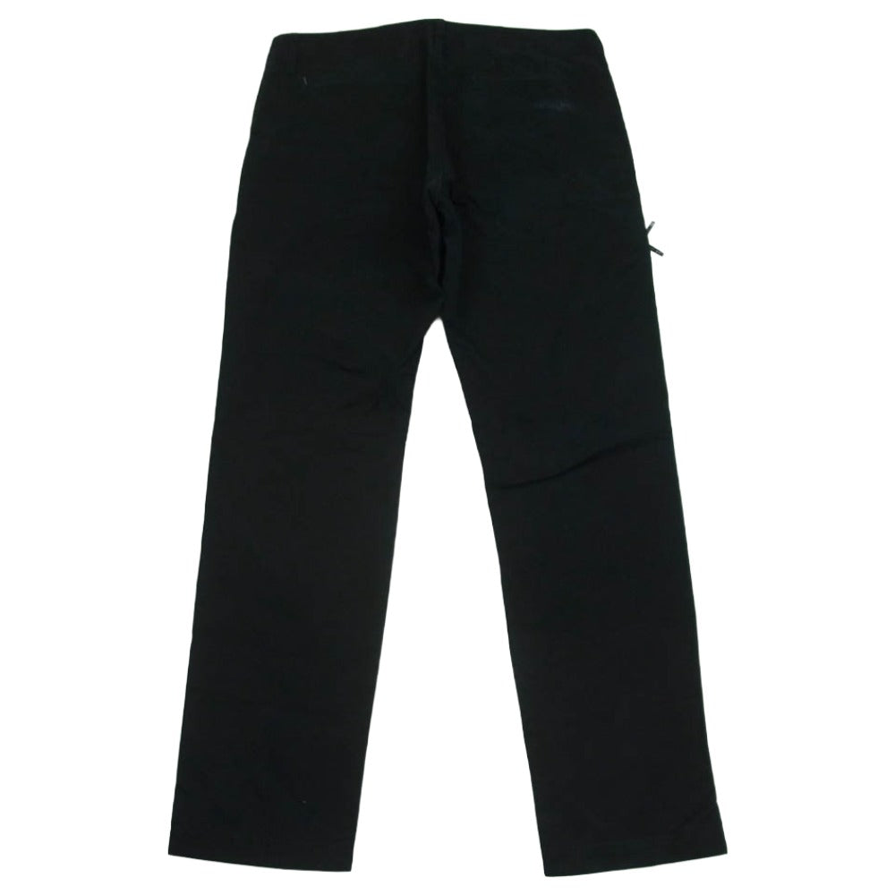 VANQUISH ヴァンキッシュ VFP1004 DENIM BY VANQUISH & FRAGMENT クラッシュ リペア ワイド ストレート チノ パンツ ブラック系 34【中古】