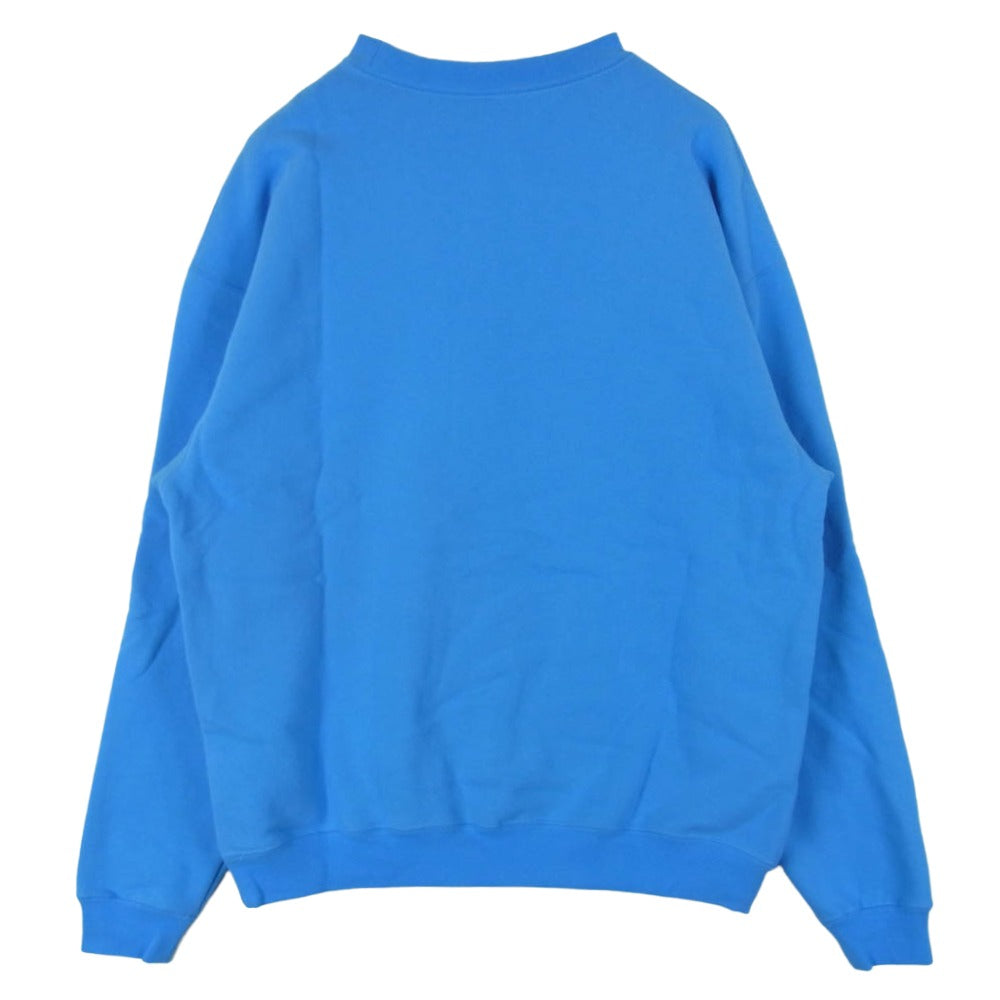 SOPHNET. ソフネット 21AW SOPH-212111 SCREENSTARS スクリーン スターズ スコーピオン刺繍 クルーネック スウェット トレーナー ライトブルー系 M【中古】