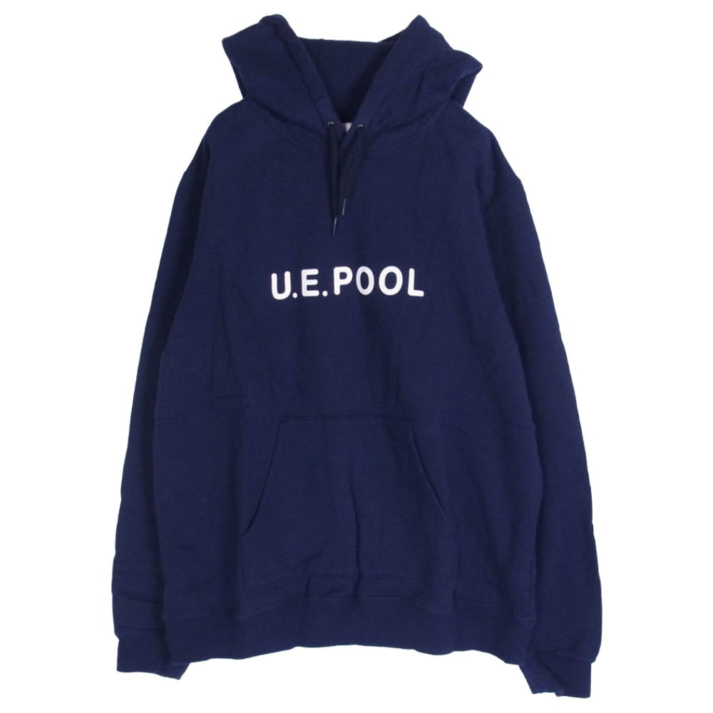 uniform experiment ユニフォームエクスペリメント UE-145144 x the POOL aoyama プルオーバー パーカー フーディー ネイビー系 2【中古】