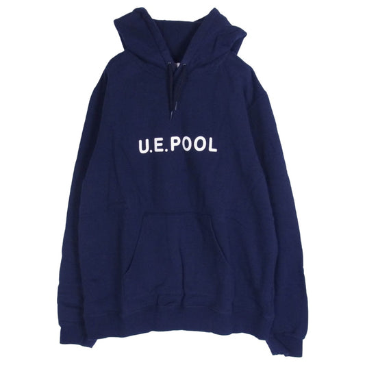 uniform experiment ユニフォームエクスペリメント UE-145144 x the POOL aoyama プルオーバー パーカー フーディー ネイビー系 2【中古】