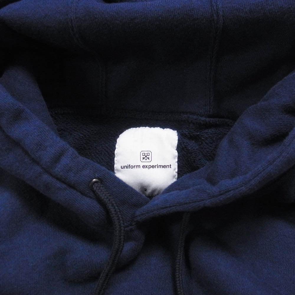 uniform experiment ユニフォームエクスペリメント UE-145144 x the POOL aoyama プルオーバー パーカー フーディー ネイビー系 2【中古】