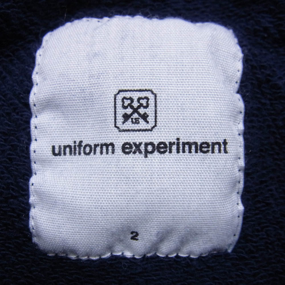 uniform experiment ユニフォームエクスペリメント UE-145144 x the POOL aoyama プルオーバー パーカー フーディー ネイビー系 2【中古】