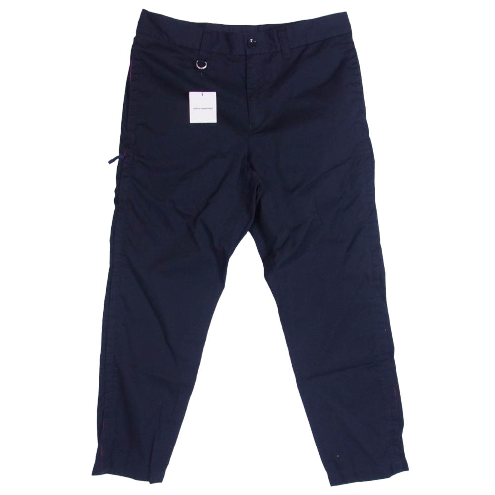 uniform experiment ユニフォームエクスペリメント 22SS UE-220044 SIDE COLOR TAPERED PANTS サイド カラー テーパード スラックス パンツ ネイビー系 3【美品】【中古】