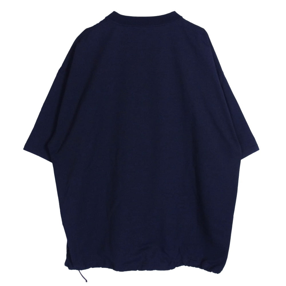DAIWA PIER39 ダイワピア BE-36023 TECH TEE MIL POCKET CREW ポケット 半袖 Tシャツ ネイビー系 L【中古】