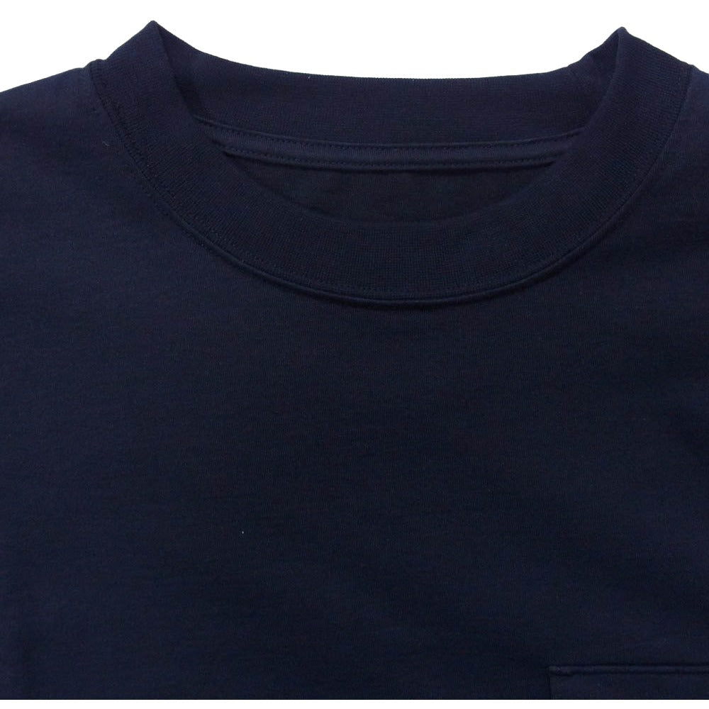 DAIWA PIER39 ダイワピア BE-36023 TECH TEE MIL POCKET CREW ポケット 半袖 Tシャツ ネイビー系 L【中古】