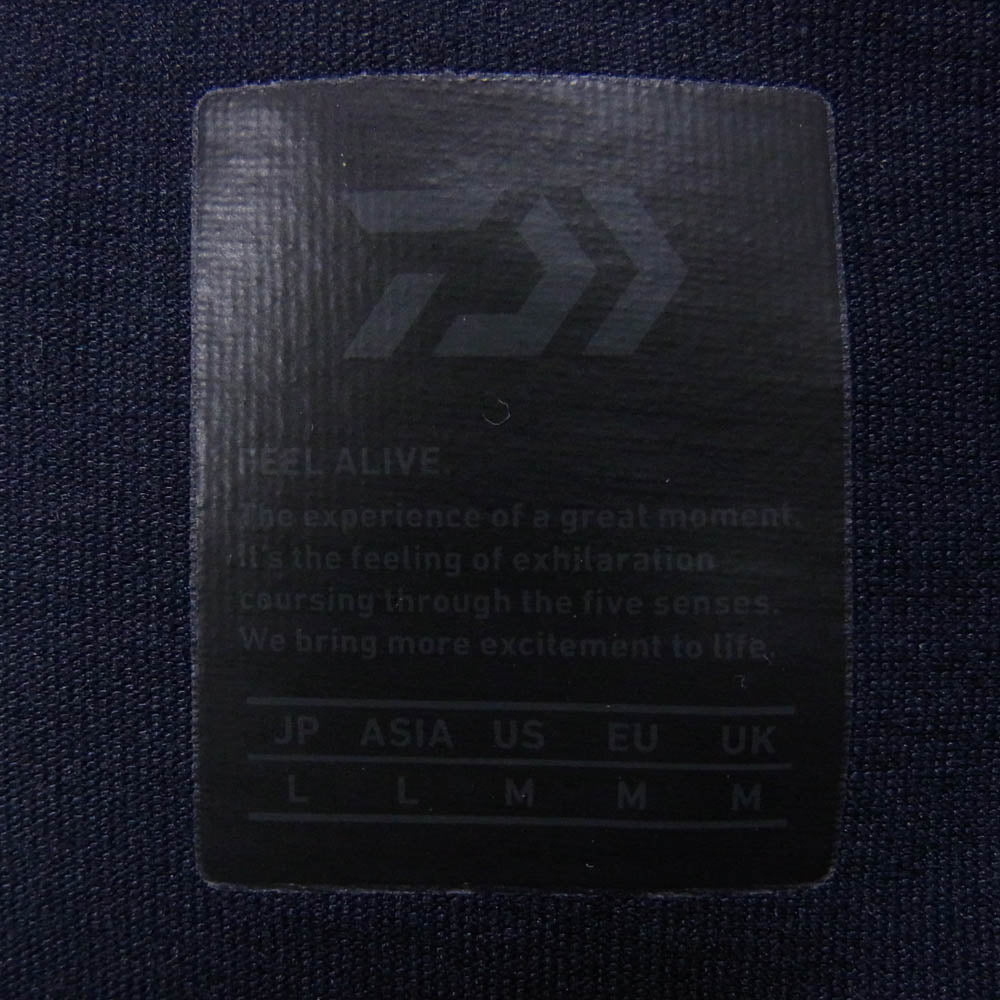 DAIWA PIER39 ダイワピア BE-36023 TECH TEE MIL POCKET CREW ポケット 半袖 Tシャツ ネイビー系 L【中古】